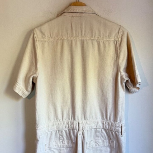 Women's Cream Jumpsuit - Picture 9 of 10